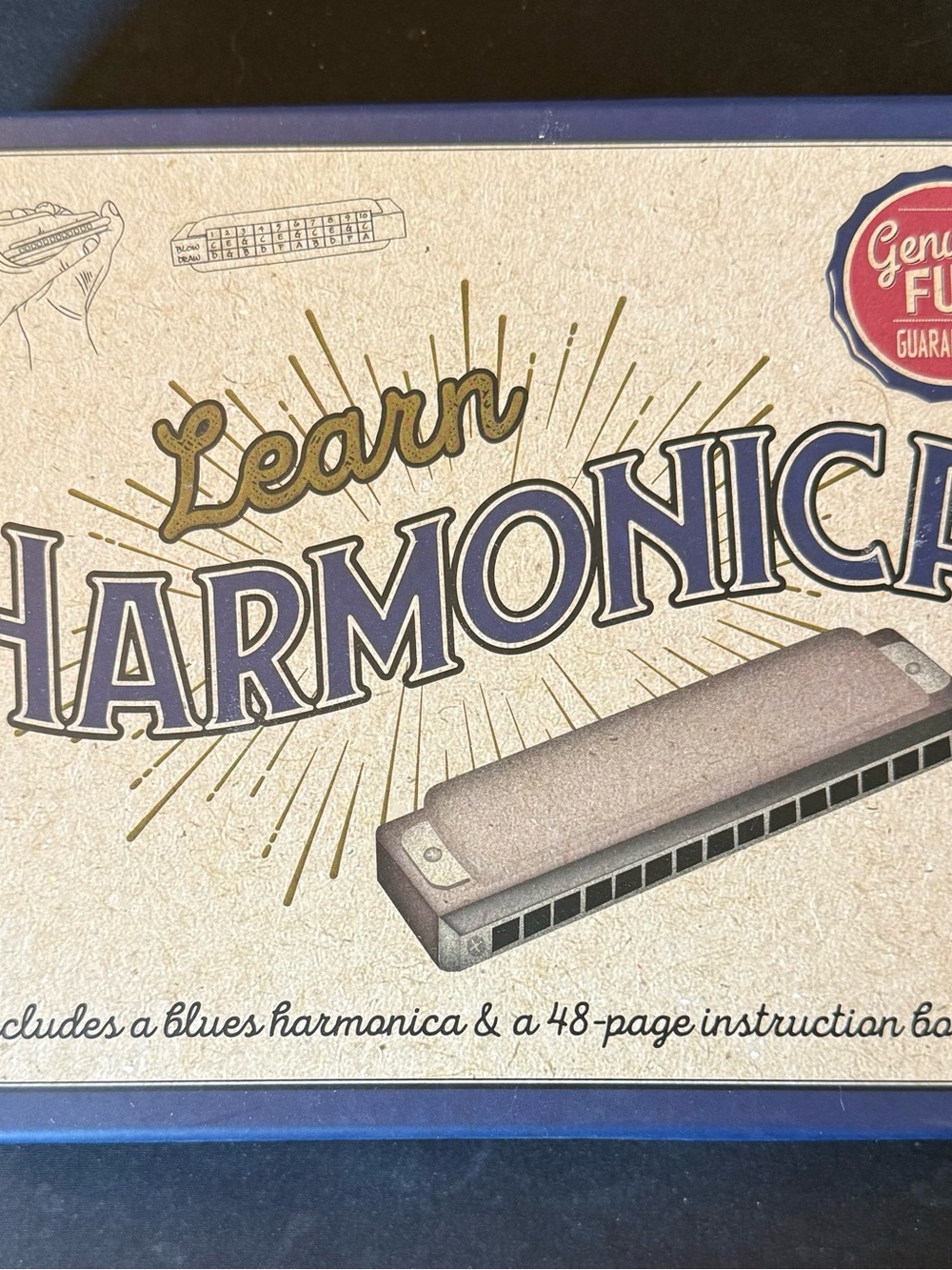 Hinkler Learn Harmonica Instruction Kit - New Sealed In Box